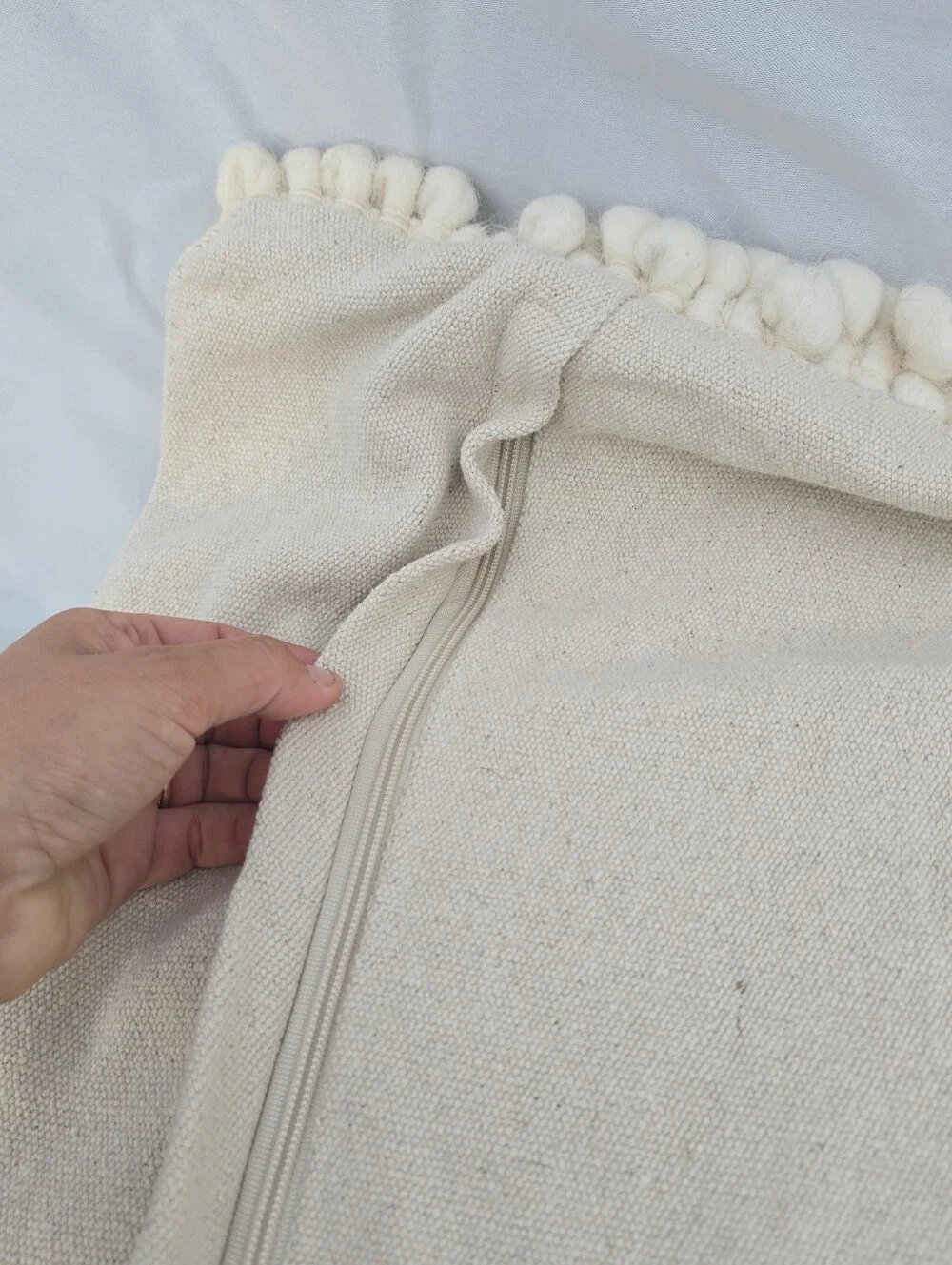 Quince Kai Wool 1 Pillow Cover Textured Boho